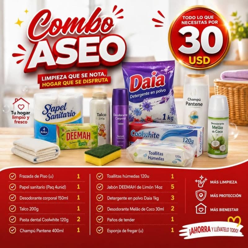 Combo de Aseo